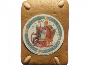 Honiglebkuchen - Bischof mit fahrendem Krampus